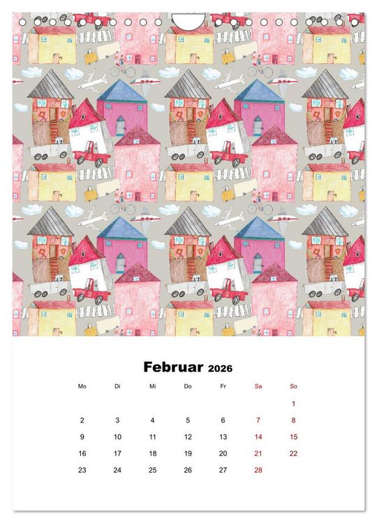 Produktbild: MUSTERMACKE (Wandkalender 2026 DIN A4 hoch), CALVENDO Monatskalender