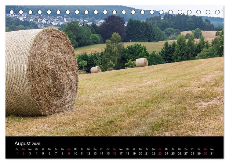 Produktbild: Meine Heimat Westerwald (Tischkalender 2026 DIN A5 quer), CALVENDO Monatskalender