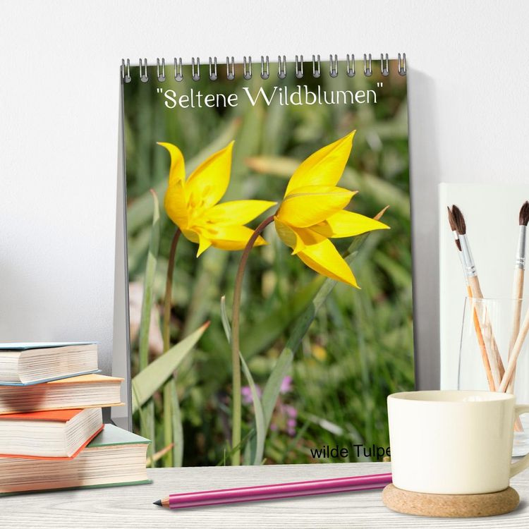Produktbild: Seltene Wildblumen (Tischkalender 2026 DIN A5 hoch), CALVENDO Monatskalender