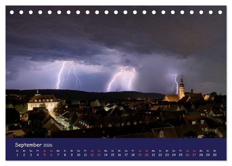 Produktbild: Durlach, das Stadtbild in 12 Impressionen (Tischkalender 2026 DIN A5 quer), CALVENDO Monatskalender