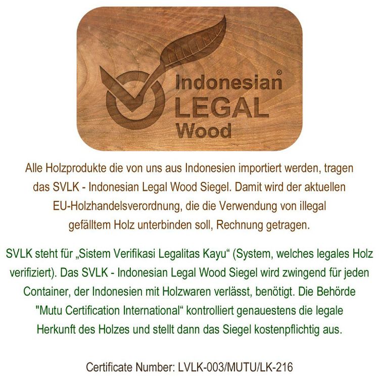 Produktbild: 4er Gartenstuhl Hochlehner Klappstuhl Holz Teak