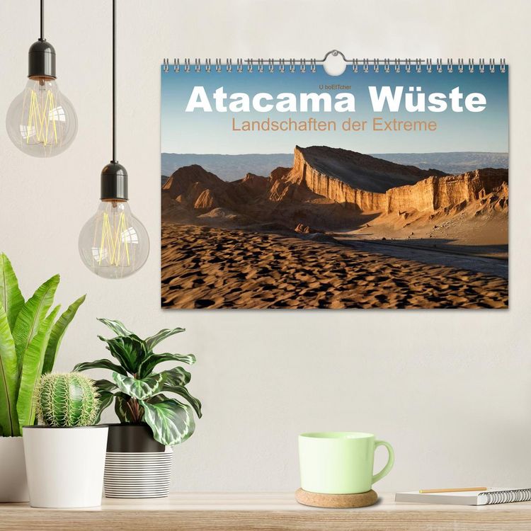 Produktbild: Atacama W&uuml;ste - Landschaften der Extreme (Wandkalender 2026 DIN A4 quer), CALVENDO Monatskalender