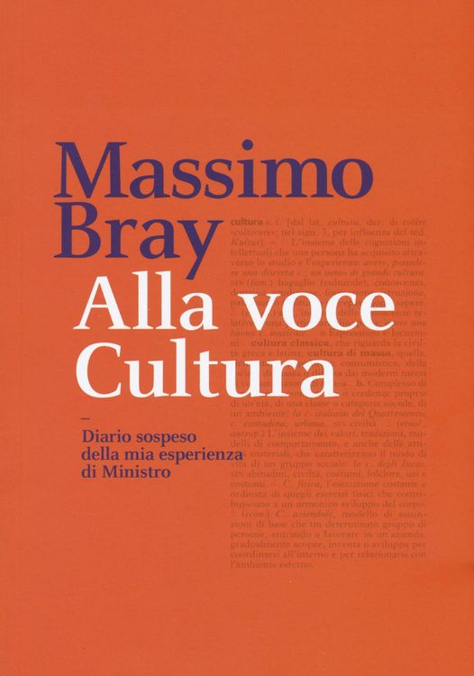 Produktbild: Alla voce cultura. Diario sospeso della mia esperienza di Ministro