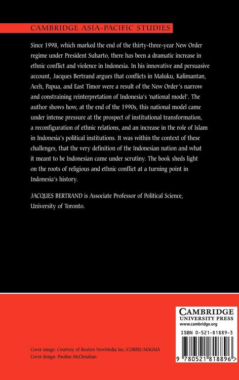 Produktbild: Nationalism and Ethnic Conflict in Indonesia