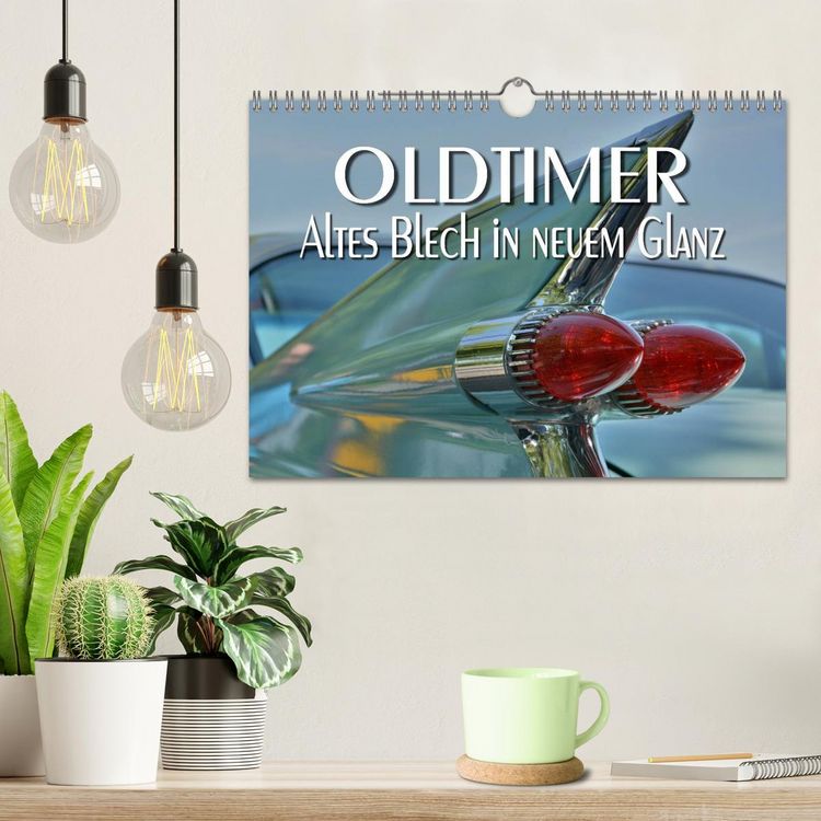 Produktbild: Oldtimer - Altes Blech in neuem Glanz (Wandkalender 2026 DIN A4 quer), CALVENDO Monatskalender