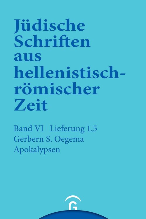 Produktbild: J&uuml;dische Schriften aus hellenistisch-r&ouml;mischer Zeit, Bd 6: Supplementa / Apokalypsen