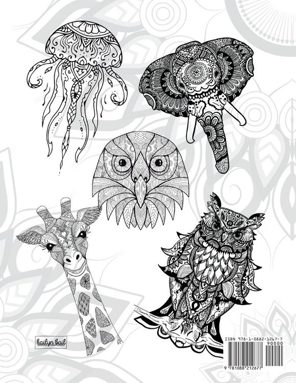 Produktbild: Animal Mandala Coloring Book