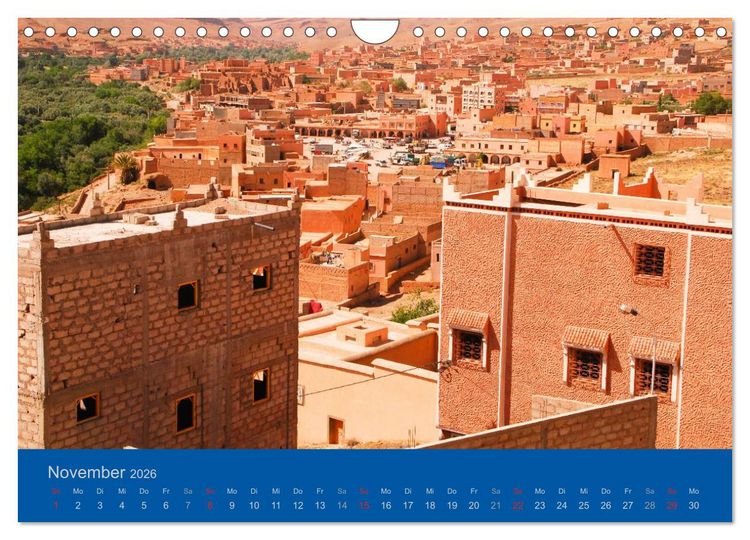 Produktbild: Farben Marokkos (Wandkalender 2026 DIN A4 quer), CALVENDO Monatskalender