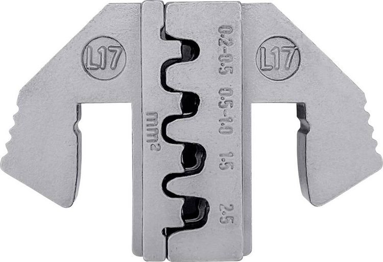 Produktbild: TOOLCRAFT TO-9625860 Crimpeinsatz MCP 6.3/4.8K & SPT Kontakt 0.2 bis 2.5 mm&sup2; Passend f&uuml;r Marke (Zangen) TOOLCRAFT