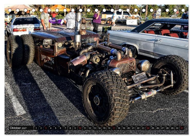 Produktbild: American Hot Rod (Tischkalender 2027 DIN A5 quer), CALVENDO Monatskalender