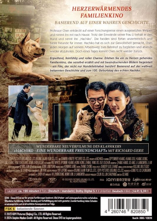 Produktbild: Hachiko - Eine Freundschaft f&uuml;r die Ewigkeit! (2023)