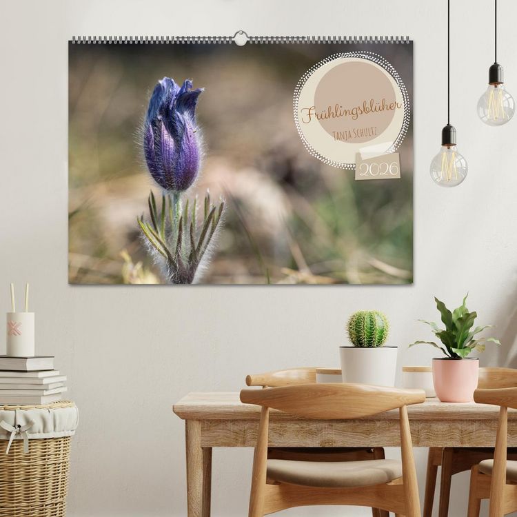 Produktbild: Fr&uuml;hlingsbl&uuml;her - Farbenpracht nach dem Winter (Wandkalender 2026 DIN A2 quer), CALVENDO Monatskalender