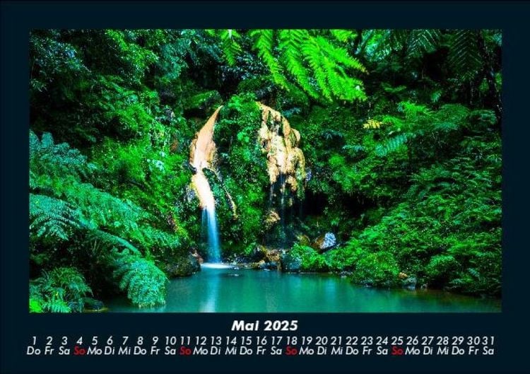 Produktbild: Wasserfälle 2025 Fotokalender DIN A5
