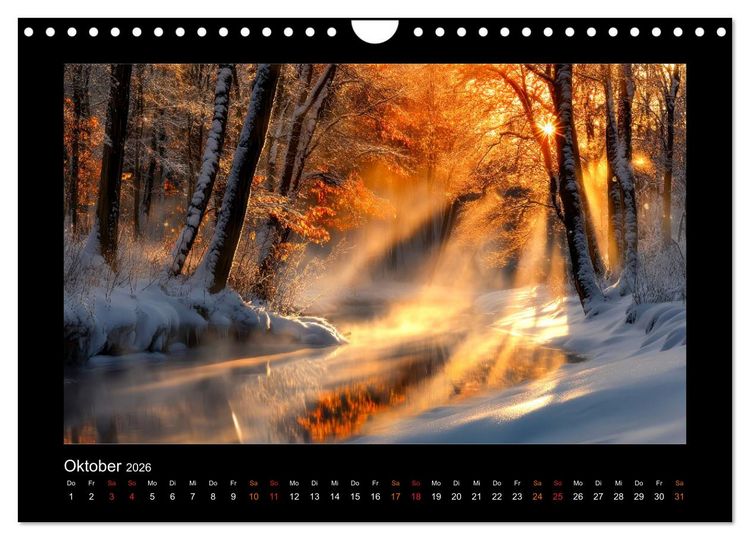 Produktbild: Geheimnisvolle Wildnis Deutschlands (Wandkalender 2026 DIN A4 quer), CALVENDO Monatskalender