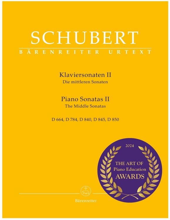 Produktbild: Schubert, F: Klaviersonaten II -Die mittleren Sonaten