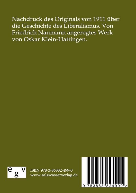 Produktbild: Geschichte des deutschen Liberalismus