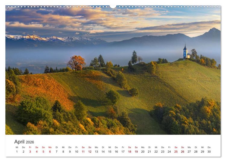 Produktbild: Leidenschaft Landschaften (Wandkalender 2026 DIN A2 quer), CALVENDO Monatskalender