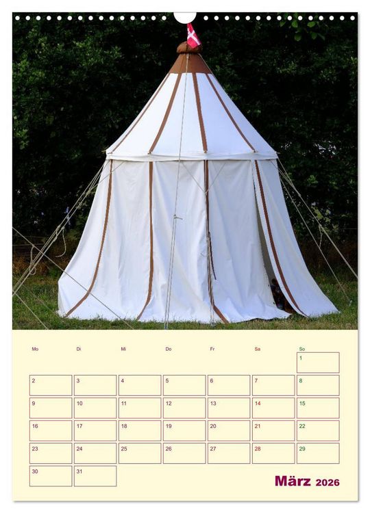 Produktbild: Spektakulum - Mittelalterliches Kalendarium (Wandkalender 2026 DIN A3 hoch), CALVENDO Monatskalender