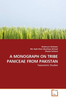 Produktbild: A MONOGRAPH ON TRIBE PANICEAE FROM PAKISTAN