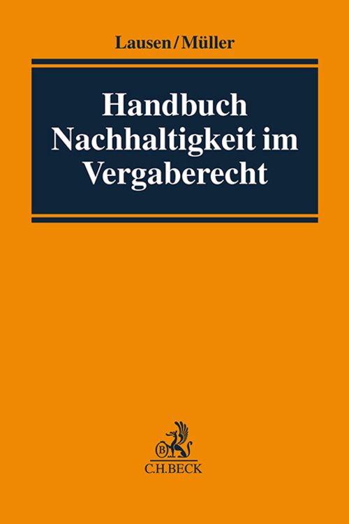 Produktbild: Handbuch Nachhaltigkeit im Vergaberecht