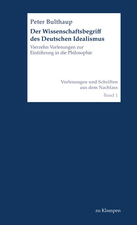 Produktbild: Der Wissenschaftsbegriff des Deutschen Idealismus