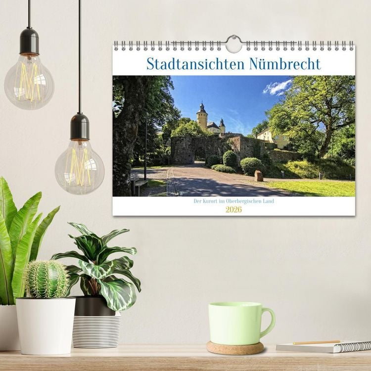 Produktbild: Stadtansichten N&uuml;mbrecht - Der Kurort im Oberbergischen Kreis (Wandkalender 2026 DIN A4 quer), CALVENDO Monatskalender