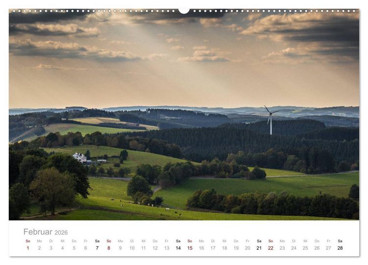 Produktbild: Sch&ouml;nes Sauerland (Wandkalender 2026 DIN A2 quer), CALVENDO Monatskalender
