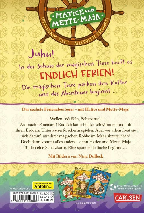 Produktbild: Die Schule der magischen Tiere. Endlich Ferien 6: Hatice und Mette-Maja