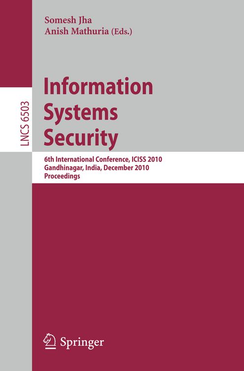 Produktbild: Information Systems Security