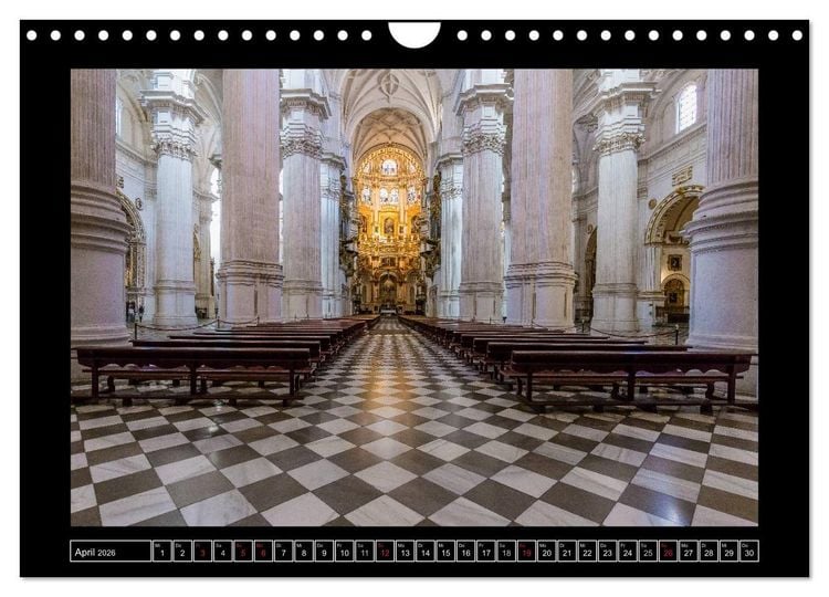 Produktbild: Andalusien - Die Seele Spaniens (Wandkalender 2026 DIN A4 quer), CALVENDO Monatskalender