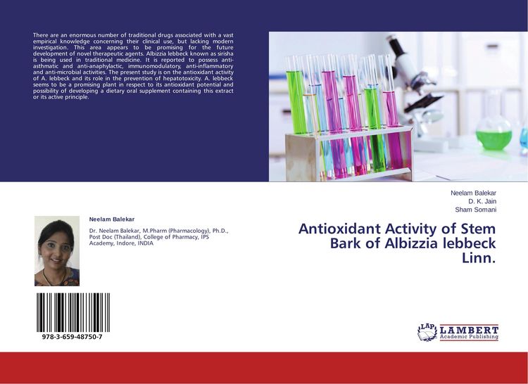 Produktbild: Antioxidant Activity of Stem Bark of Albizzia lebbeck Linn.
