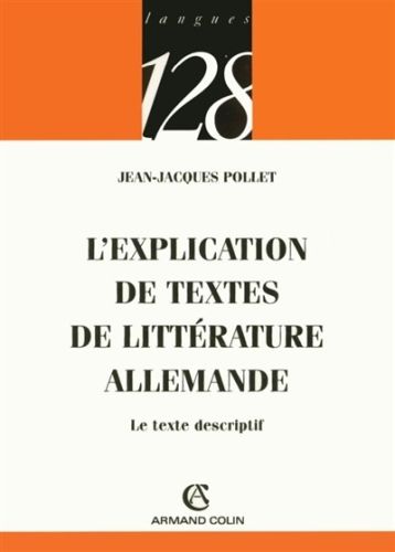 Produktbild: Explication Textes Litterature Allemande