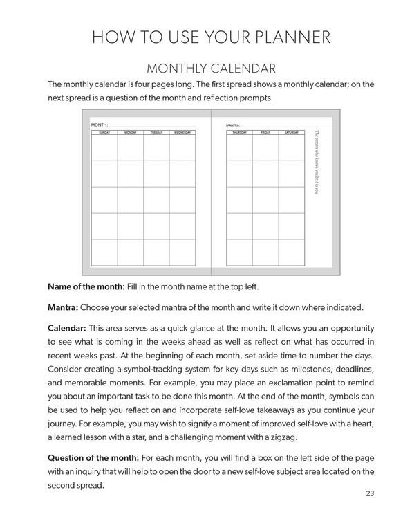 Produktbild: The Self-Love Planner