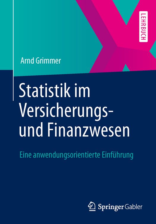 Produktbild: Statistik im Versicherungs- und Finanzwesen