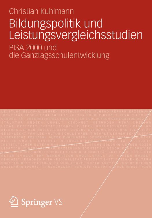 Produktbild: Bildungspolitik und Leistungsvergleichsstudien
