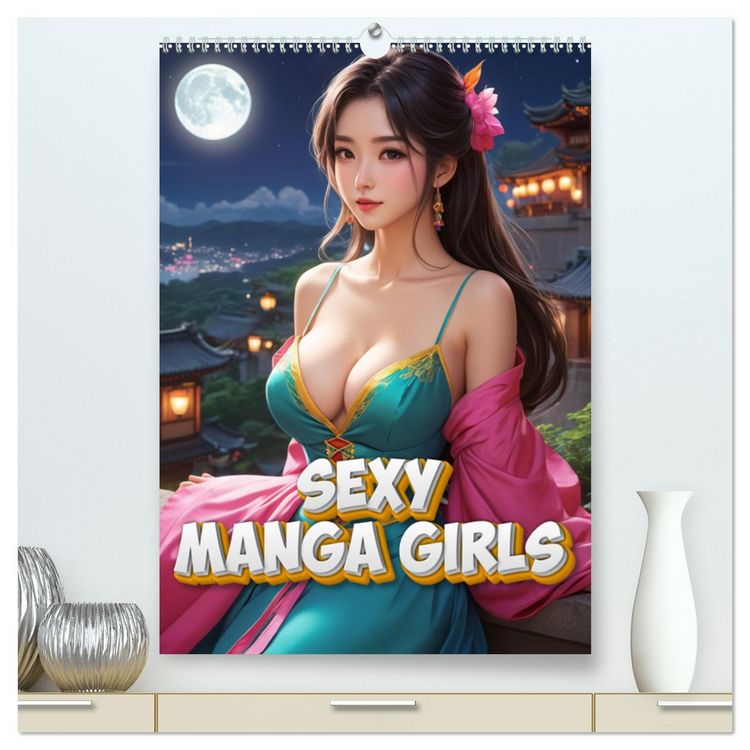 Produktbild: Sexy Manga Girls (hochwertiger Premium Wandkalender 2026 DIN A2 hoch), Kunstdruck in Hochglanz