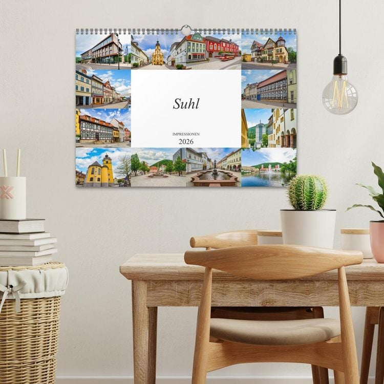 Produktbild: Suhl Impressionen (Wandkalender 2026 DIN A3 quer), CALVENDO Monatskalender