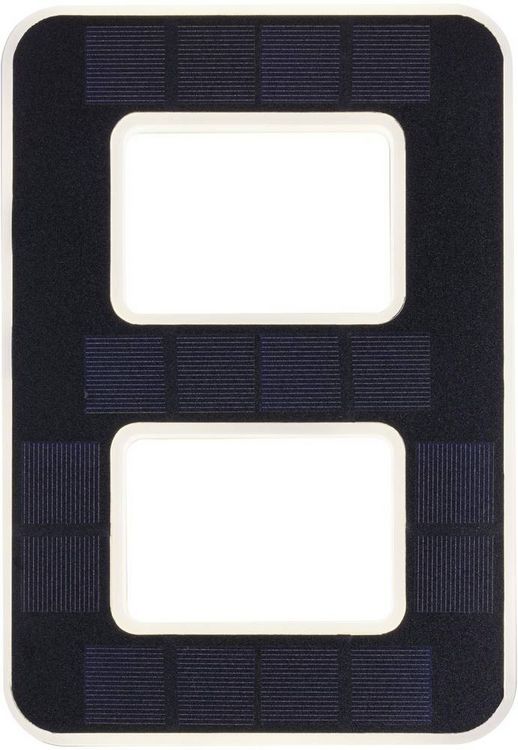 Produktbild: Paulmann 79849 Solar-Hausnummernleuchte 0.20W Warmwei&szlig; Schwarz