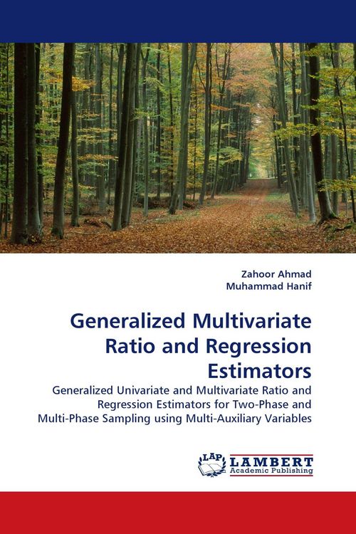 Produktbild: Generalized Multivariate Ratio and Regression Estimators