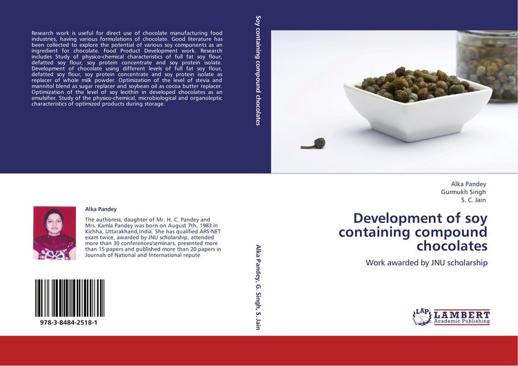 Produktbild: Development of soy containing compound chocolates