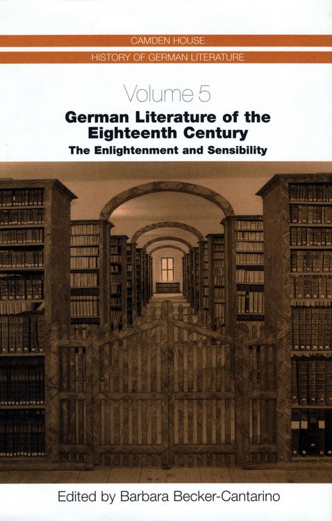 Produktbild: German Literature of the Eighteenth Century