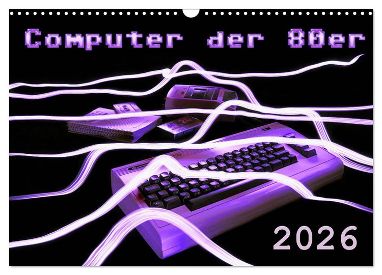 Produktbild: Computer der 80er (Wandkalender 2026 DIN A3 quer), CALVENDO Monatskalender