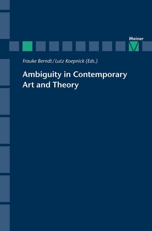Produktbild: Ambiguity in Contemporary Art and Theory