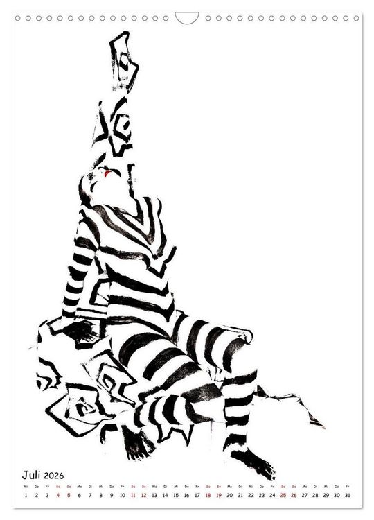 Produktbild: MEL Bodypainting von fru.ch (Wandkalender 2026 DIN A3 hoch), CALVENDO Monatskalender
