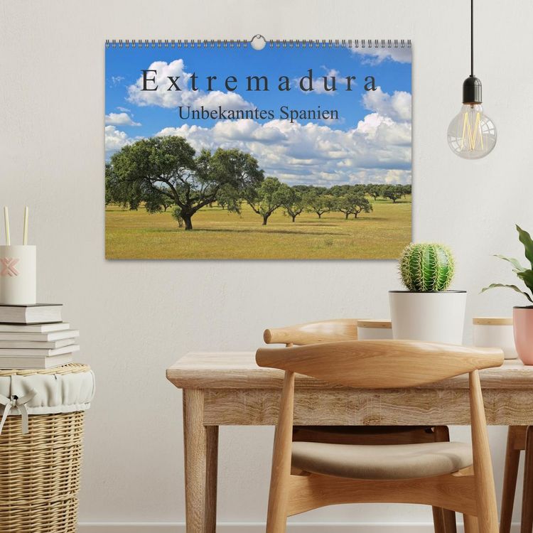 Produktbild: Extremadura - Unbekanntes Spanien (Wandkalender 2026 DIN A3 quer), CALVENDO Monatskalender