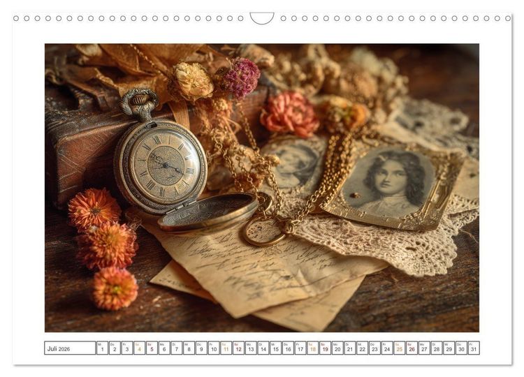 Produktbild: Zeitgefl&uuml;ster (Wandkalender 2026 DIN A3 quer), CALVENDO Monatskalender