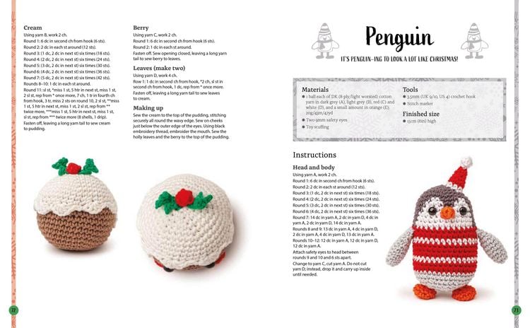 Produktbild: Weihnachtliche H&auml;kelfiguren