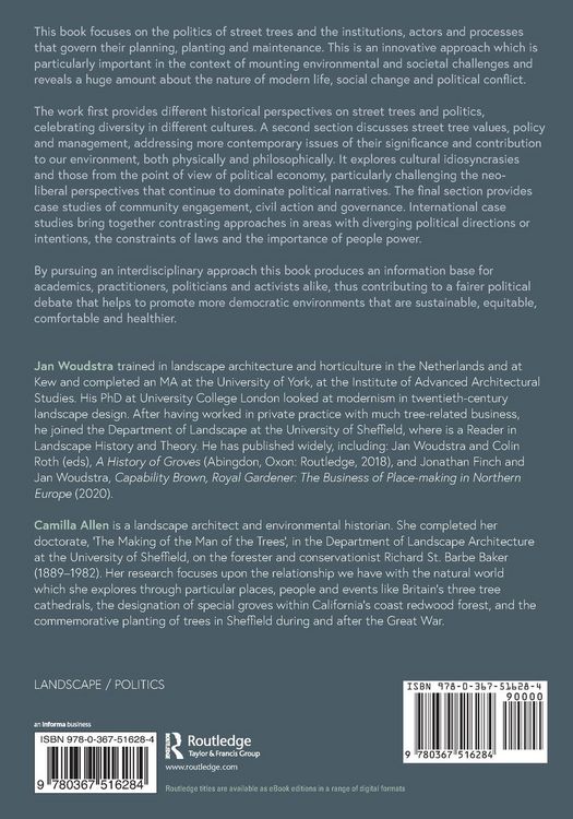 Produktbild: The Politics of Street Trees