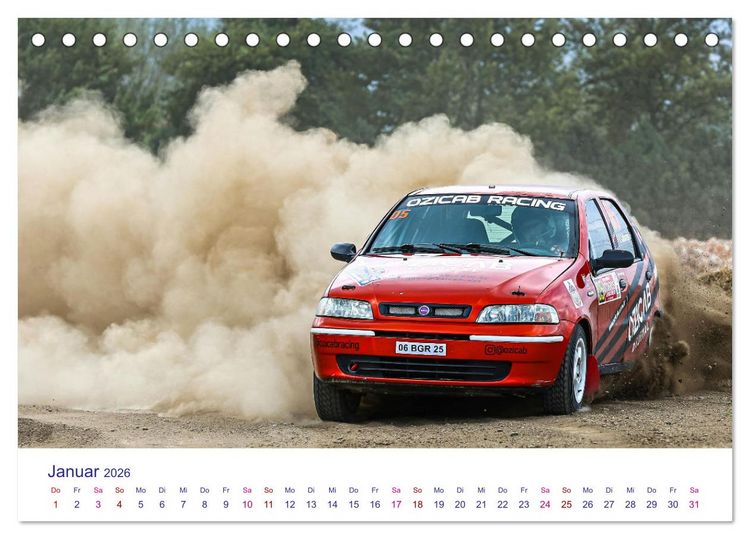 Produktbild: Rally Ikonen (Tischkalender 2026 DIN A5 quer), CALVENDO Monatskalender