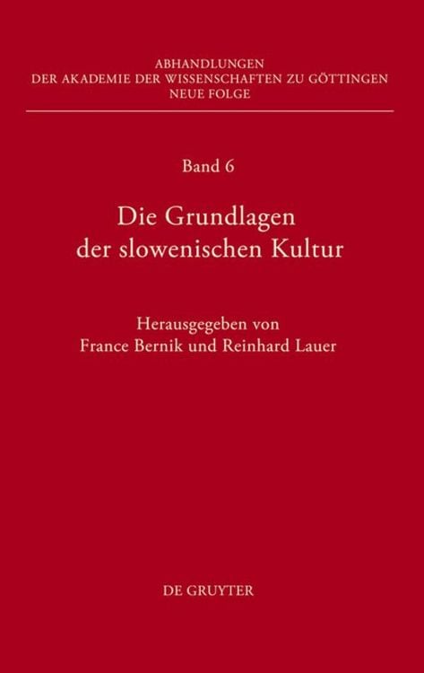 Produktbild: Die Grundlagen der slowenischen Kultur